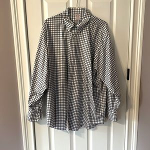 Brooks Brothers Blue & White Plaid dress shirt